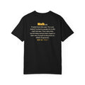 Be Like Nuh (AS) Heavyweight Tee | Prophet Nuh (Noah) Perseverance Story, Qur'an 71:5-7 on the Back | AdabStars