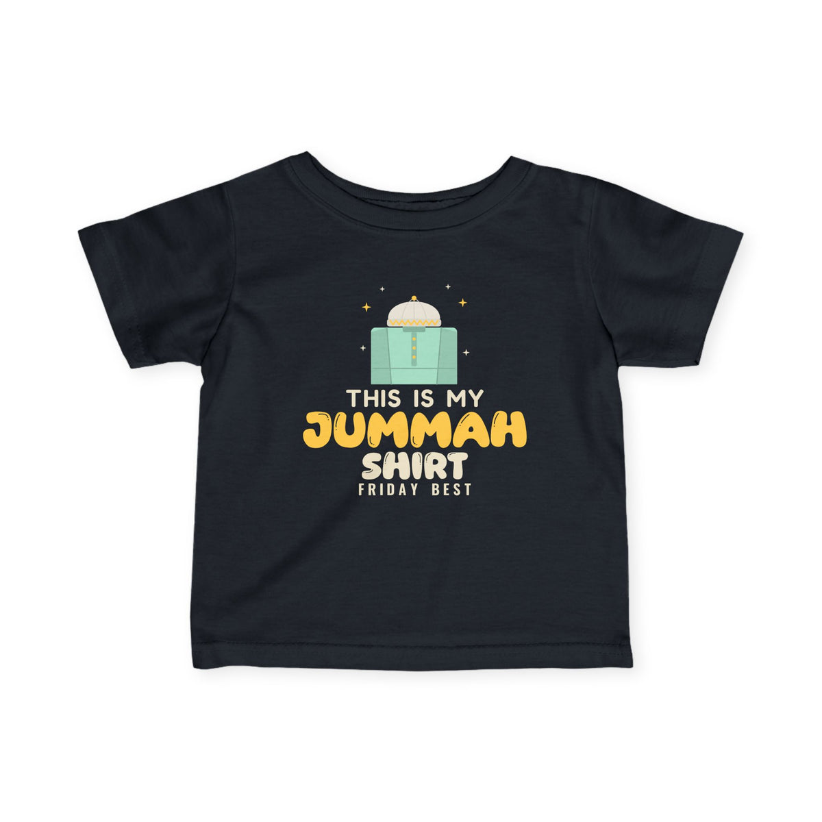 This Is My Jummah Baby T-Shirt in Black – AdabStars
