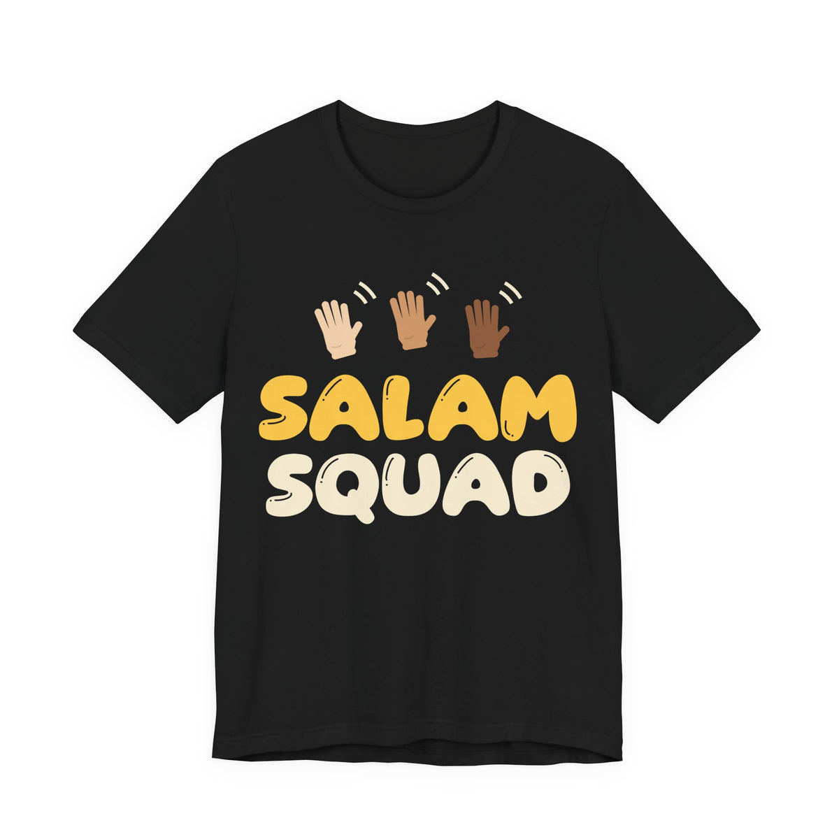 Salam Squad Islamic Shirt | Muslim Kids Islamic Greeting Waving Hands | AdabStars Islamic Kids Apparel