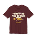 Be Like Ibrahim (AS) Shirt | Prophet Ibrahim (Abraham) Truth Story, Qur'an 6:76-79 on the Back | AdabStars