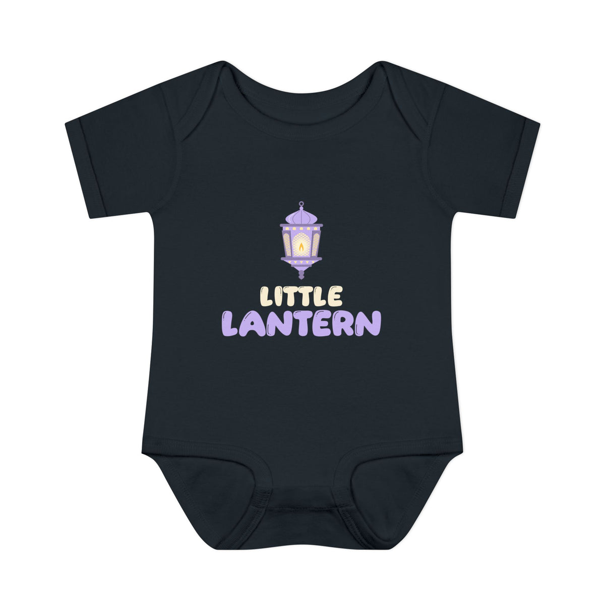 Little Lantern Ramadan Baby Bodysuit in Black – AdabStars