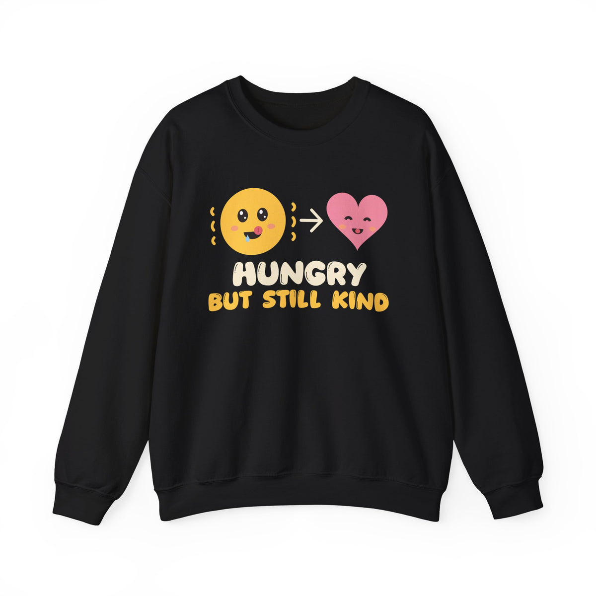Hungry But Still Kind Ramadan Crewneck Sweatshirt in Black – AdabStars