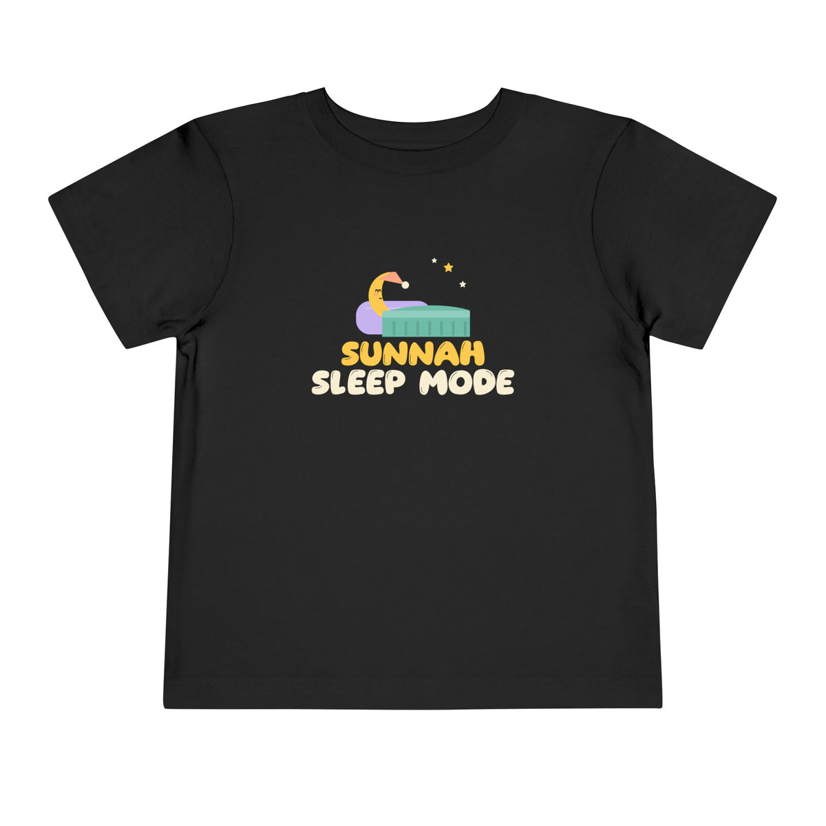 Sunnah Sleep Mode Islamic Toddler T-Shirt in Black – AdabStars