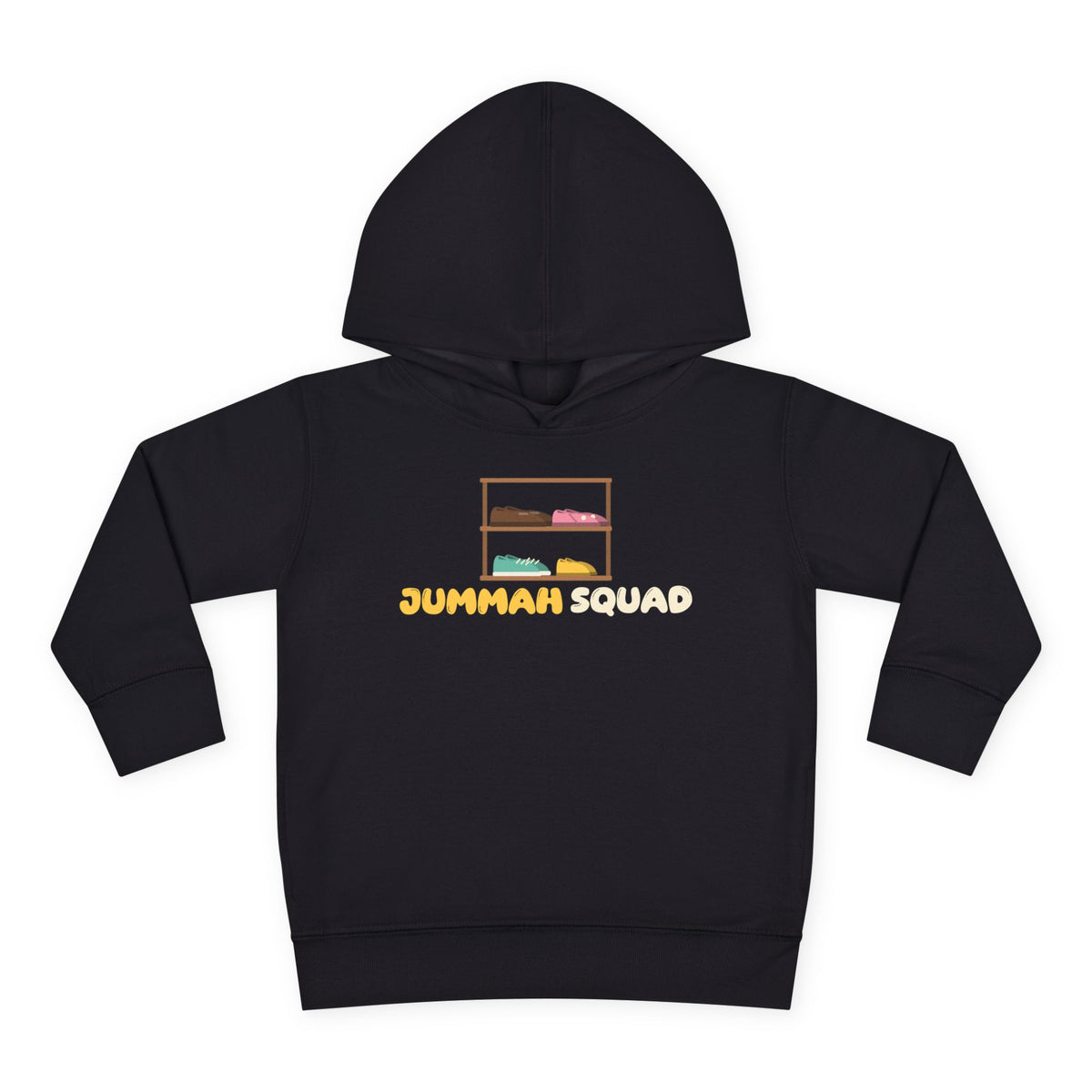 Jummah Squad Islamic Toddler Hoodie in Black – AdabStars