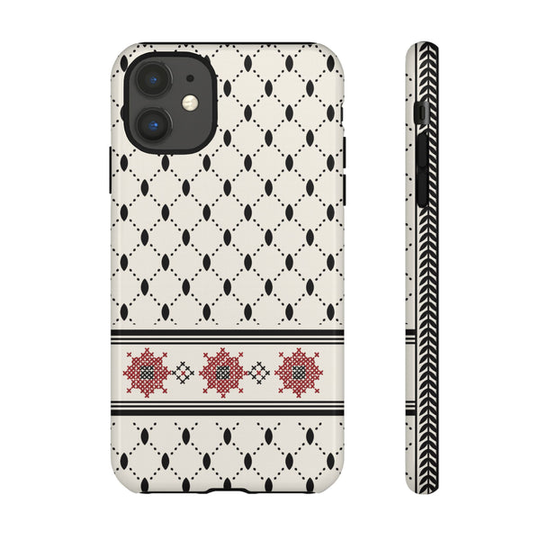 Keffiyeh and Tatreez Stars Tough Case for iPhone – Taqwa Arts