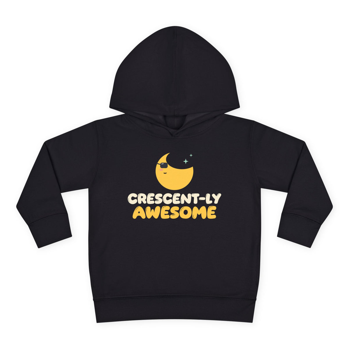 Crescent-ly Awesome Ramadan Toddler Hoodie in Black – AdabStars
