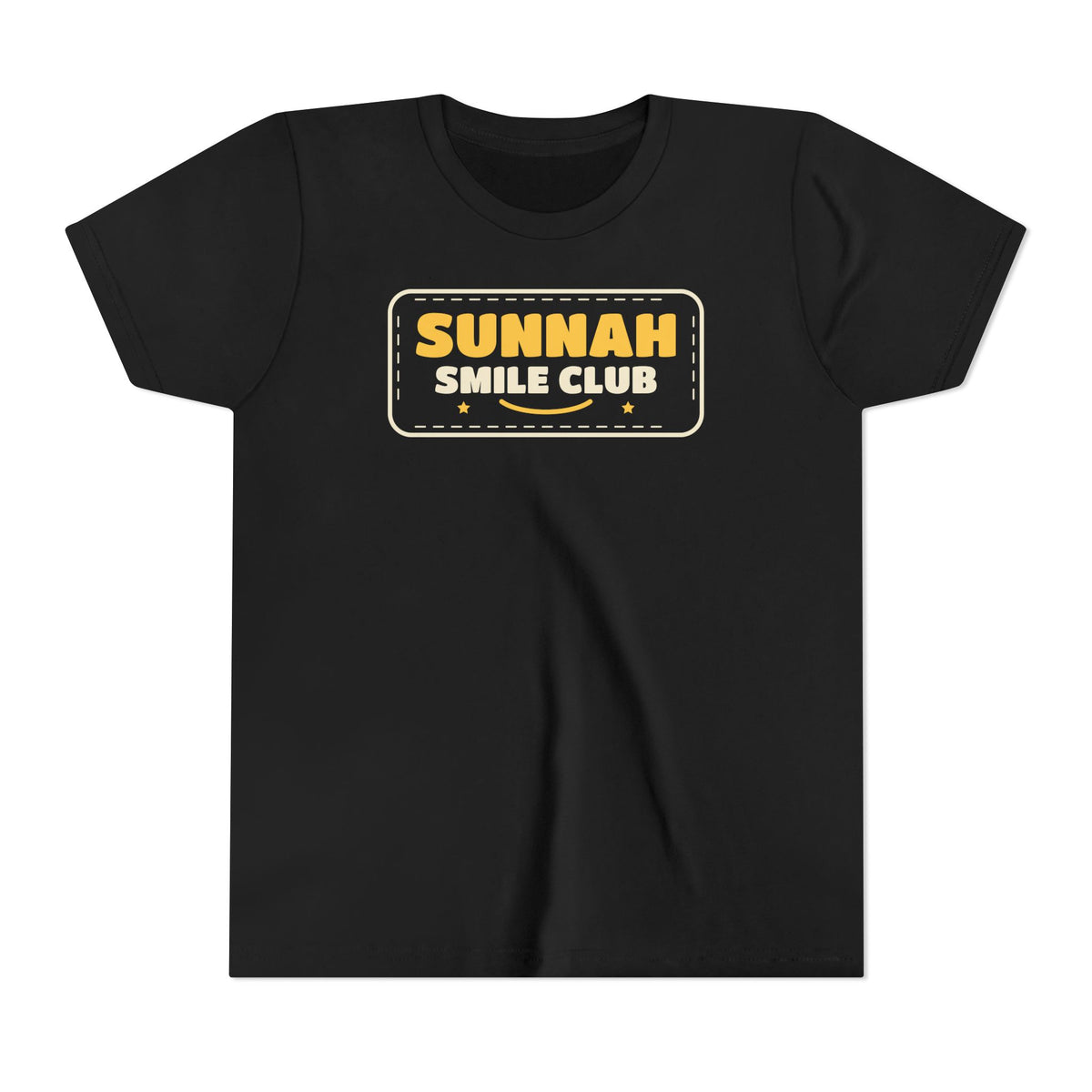 Sunnah Smile Club Islamic Kids T-Shirt in Black – AdabStars