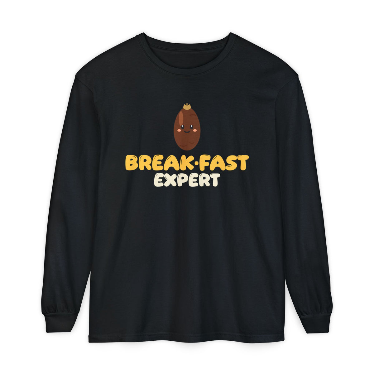 Break Fast Expert Long Sleeve Shirt | Ramadan Iftar Kids Date Food Pun | AdabStars Islamic Kids Apparel
