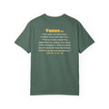 Be Like Yunus (AS) Heavyweight Tee | Prophet Yunus (Jonah) Hope Story, Qur'an 21:87-88 on the Back | AdabStars