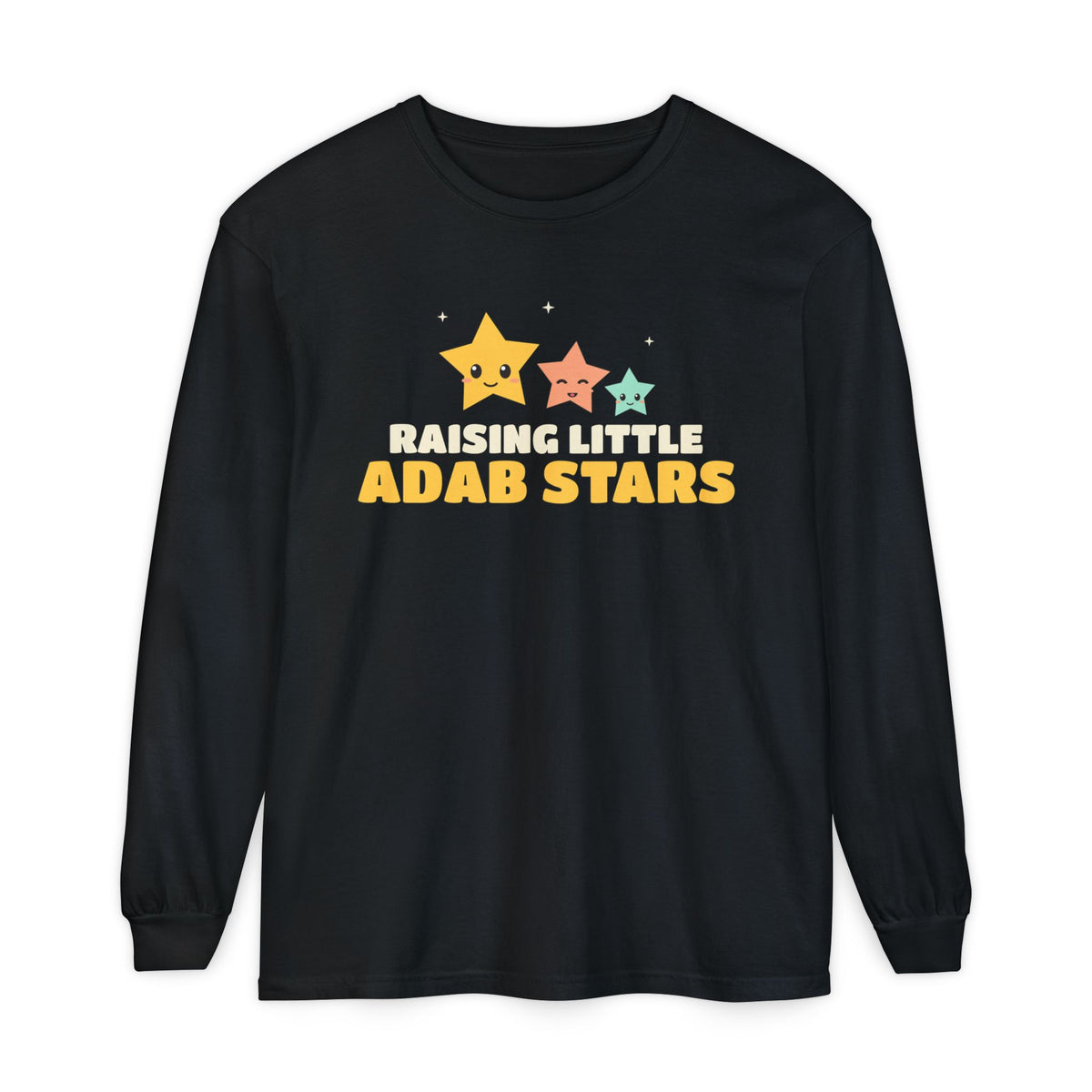 Raising Little Adab Stars Ramadan Long Sleeve Shirt | Muslim Parent Raising Little Adab Stars Mom Dad Manners | AdabStars Islamic Apparel