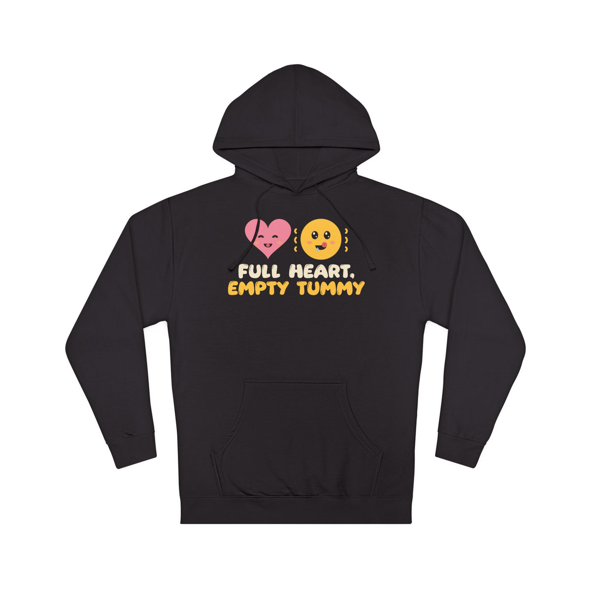 Full Heart, Empty Tummy Ramadan Hoodie | Heart Empty Tummy Ramadan Kids Iftar Hungry Humor | AdabStars Islamic Kids Apparel