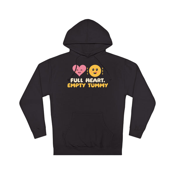 Full Heart, Empty Tummy Hoodie in Black – AdabStars
