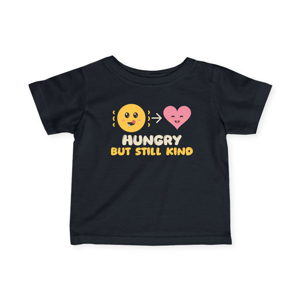 Hungry But Still Kind Ramadan Baby T-Shirt in Black – AdabStars