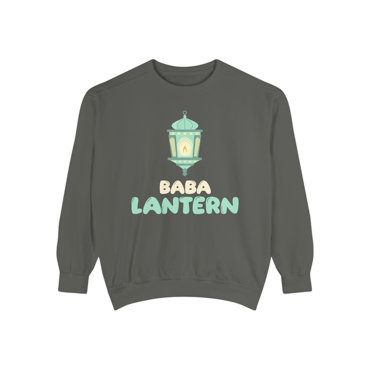 Baba Lantern Ramadan Sweatshirt | Ramadan Dad Matching Family Lanterns Eid | AdabStars Islamic Apparel