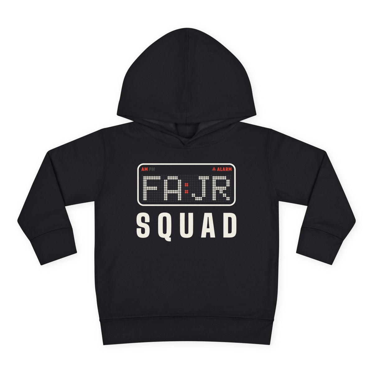 Fajr Squad Islamic Toddler Hoodie in Black – AdabStars