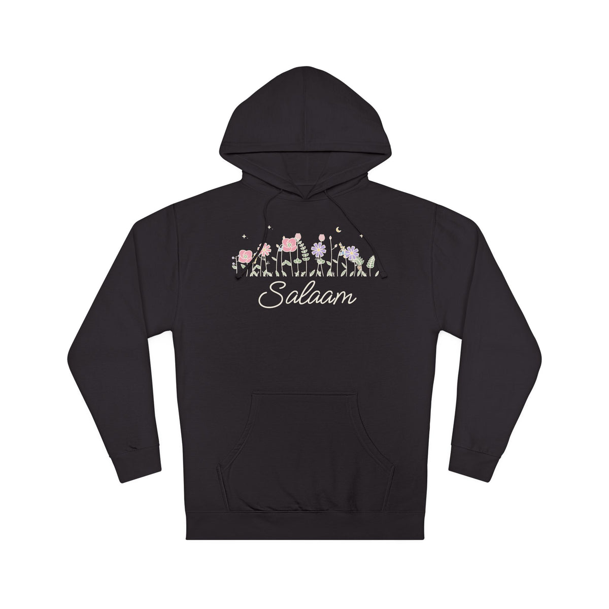 Salaam Meadow Flowers Hoodie in Black – AdabStars