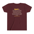 Be Like Ayyub (AS) Kids Tee | Prophet Ayyub (Job) Patience Story, Qur'an 38:41-44 on the Back | AdabStars