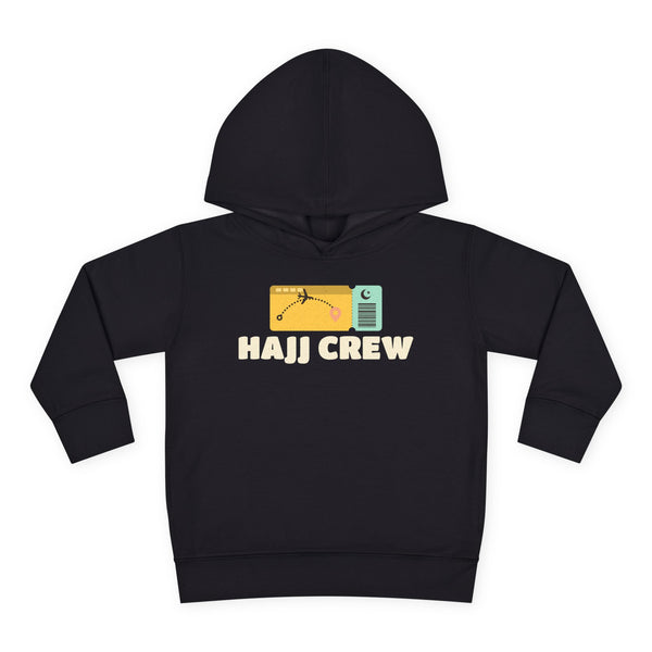 Hajj Crew Toddler Hoodie in Black – AdabStars