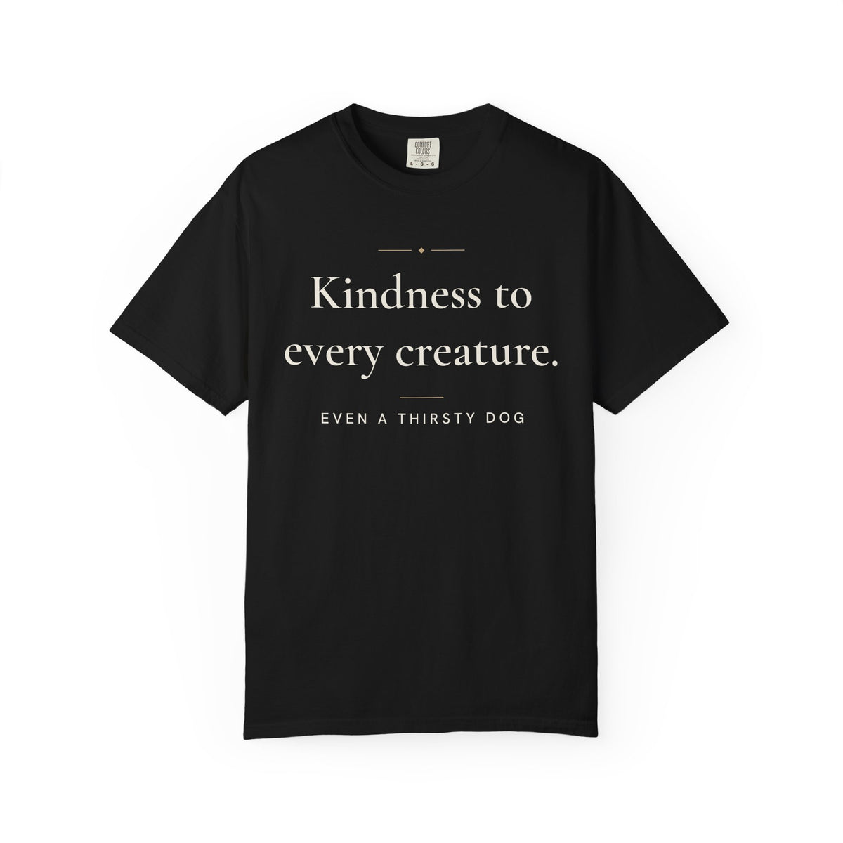 Kindness to every creature Islamic Heavyweight T-Shirt in Black – AdabStars