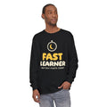 Fast Learner Ramadan Long Sleeve Shirt | Ramadan Kids First Fasting Pun Stopwatch | AdabStars Islamic Kids Apparel