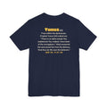 Be Like Yunus (AS) Shirt | Prophet Yunus (Jonah) Hope Story, Qur'an 21:87-88 on the Back | AdabStars