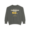 Be Like Isa (AS) Sweatshirt | Prophet Isa (Jesus) Gentleness Story, Qur'an 19:30-32 on the Back | AdabStars