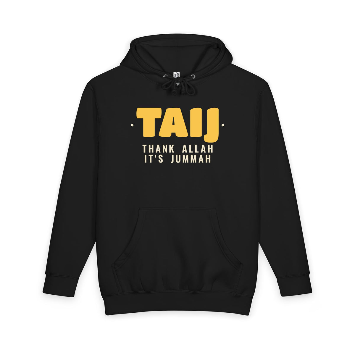 TAIJ It's Jummah Islamic Heavyweight Premium Heavyweight Hoodie in Black – AdabStars