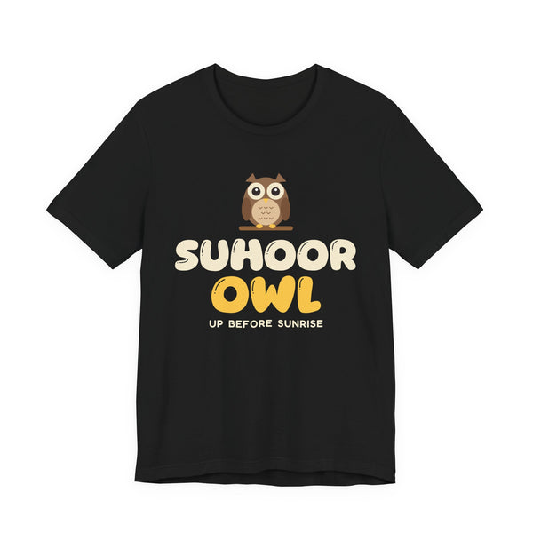 Suhoor Owl Ramadan Shirt | Ramadan Kids Night Bird Early Riser Pre Dawn | AdabStars Islamic Kids Apparel