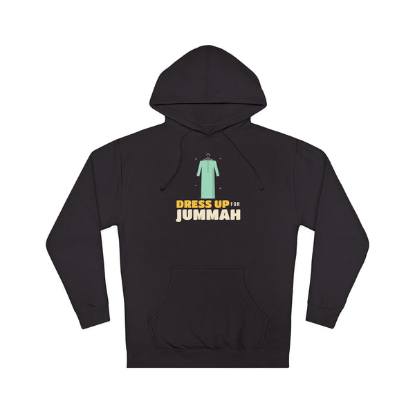 Dress Up for Jummah Islamic Hoodie in Black – AdabStars