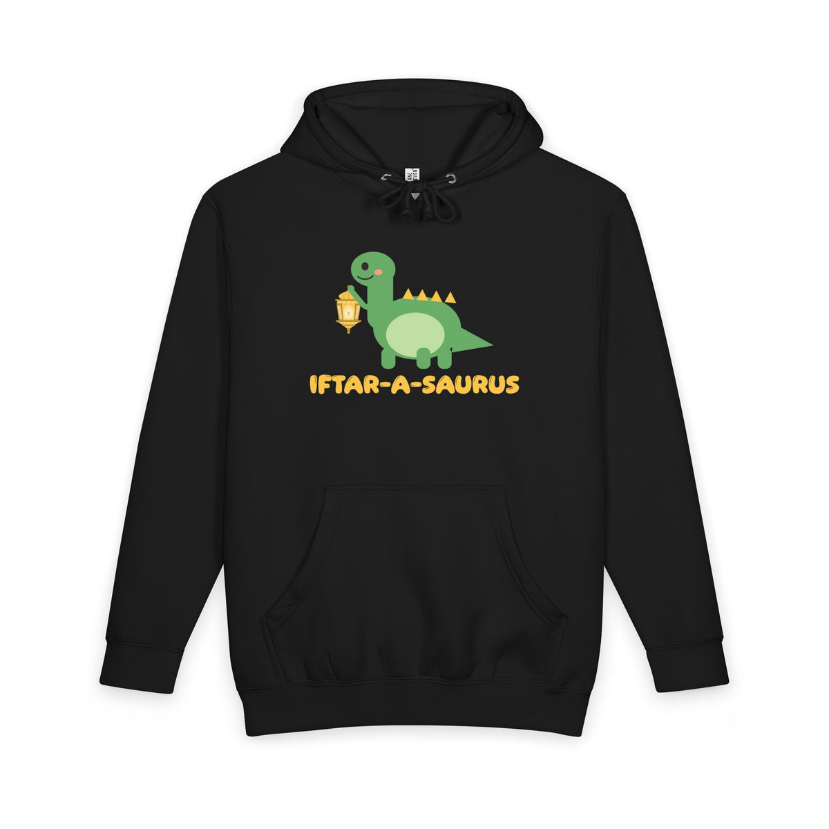 Iftar-A-Saurus Ramadan Heavyweight Premium Heavyweight Hoodie in Black – AdabStars