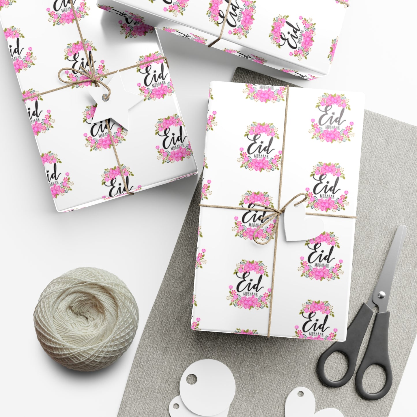 Wrapping Paper - Eid Mubarak Floral Gift Wrap Papers