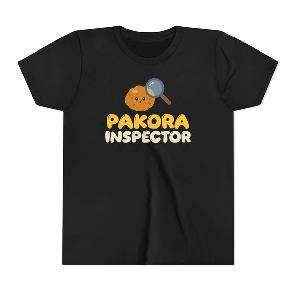 Pakora Inspector Kids T-Shirt in Black – AdabStars