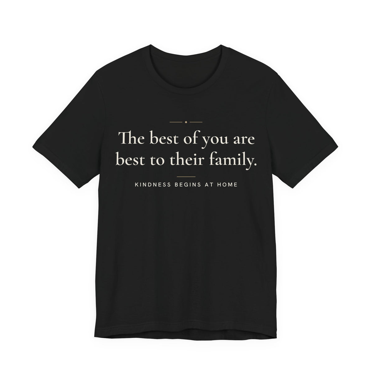 The best of you are best to their family Islamic Unisex T-Shirt in Black – AdabStars