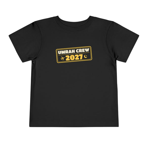 Umrah Crew 2027 Toddler T-Shirt in Black – AdabStars