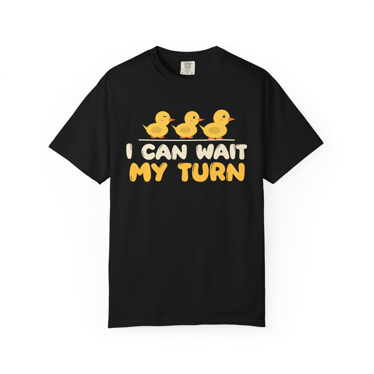Wait My Turn Islamic Heavyweight T-Shirt in Black – AdabStars