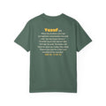 Be Like Yusuf (AS) Heavyweight Tee | Prophet Yusuf (Joseph) Forgiveness Story, Qur'an 12:90-92 on the Back | AdabStars