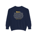 Be Like Musa (AS) Sweatshirt | Prophet Musa (Moses) Courage Story, Qur'an 26:61-63 on the Back | AdabStars