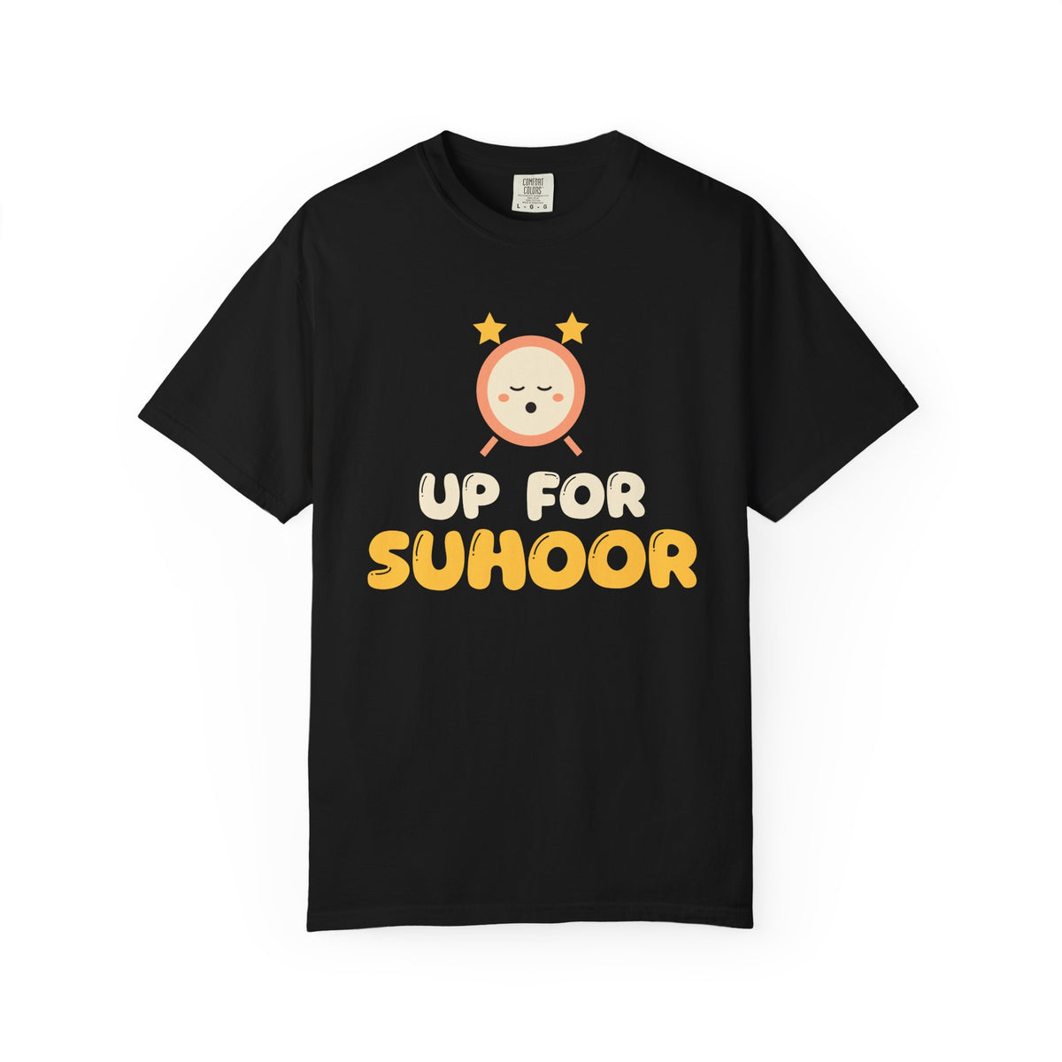 Up For Suhoor Heavyweight T-Shirt in Black – AdabStars