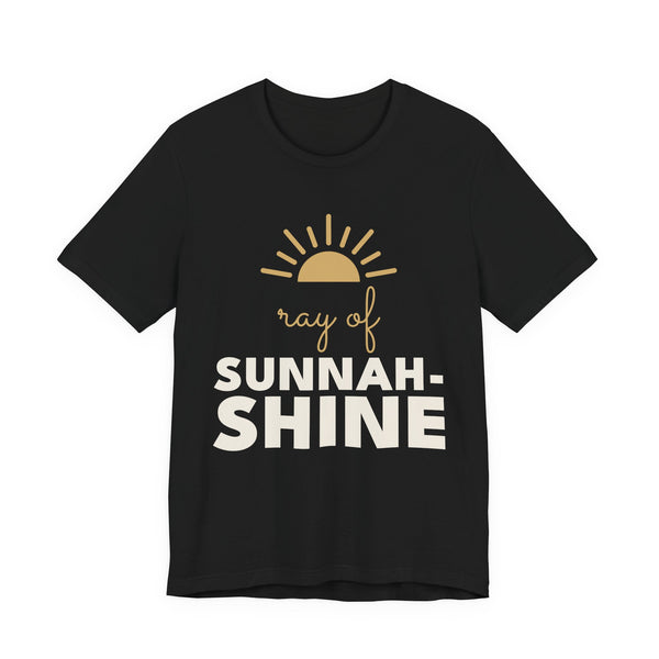 Ray of Sunnah-Shine Islamic Unisex T-Shirt in Black – AdabStars
