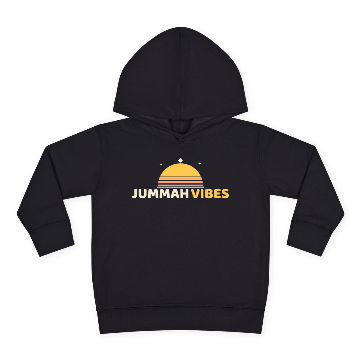 Jummah Vibes Islamic Toddler Hoodie in Black – AdabStars