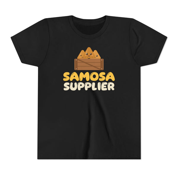 Samosa Supplier Kids T-Shirt in Black – AdabStars