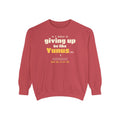 Be Like Yunus (AS) Sweatshirt, Front Print | Prophet Yunus (Jonah) Hope Story | AdabStars