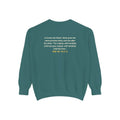 With Hardship Comes Ease Sweatshirt | Surah Ash-Sharh Qur'an 94:5-6 on the Back Islamic Reminder | AdabStars