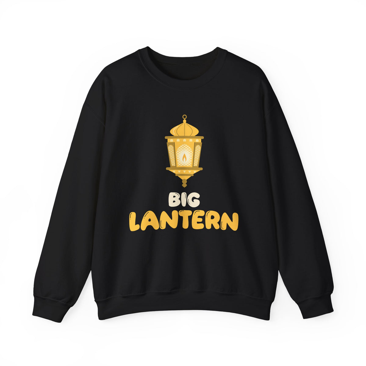 Big Lantern Ramadan Crewneck Sweatshirt in Black – AdabStars