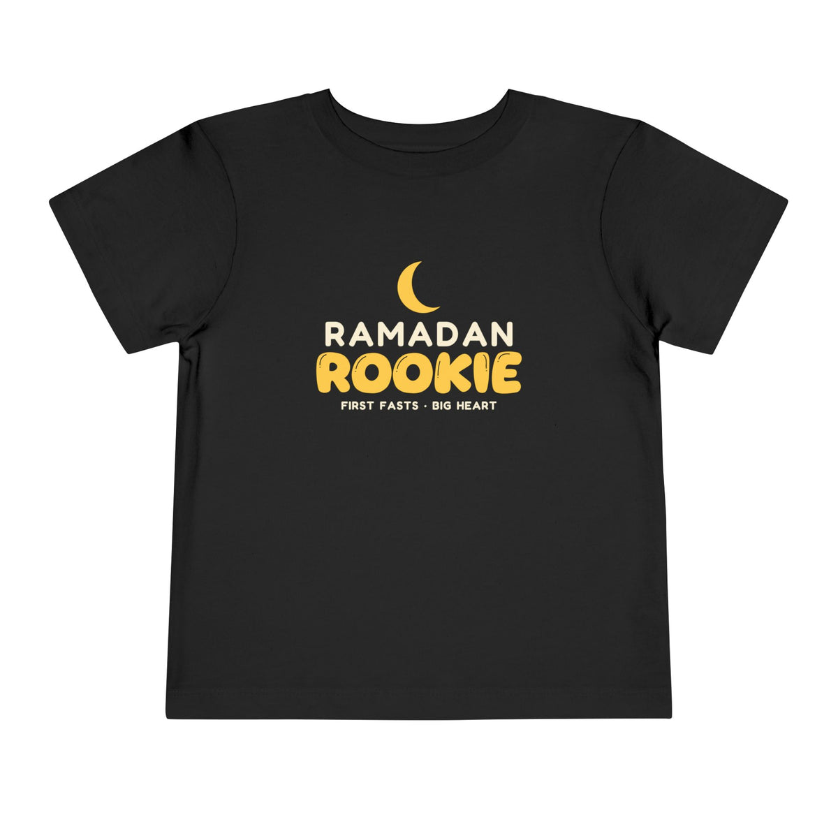 Ramadan Rookie Toddler Tee | Kids First Fasting Crescent Beginner Fast | AdabStars Islamic Kids Apparel