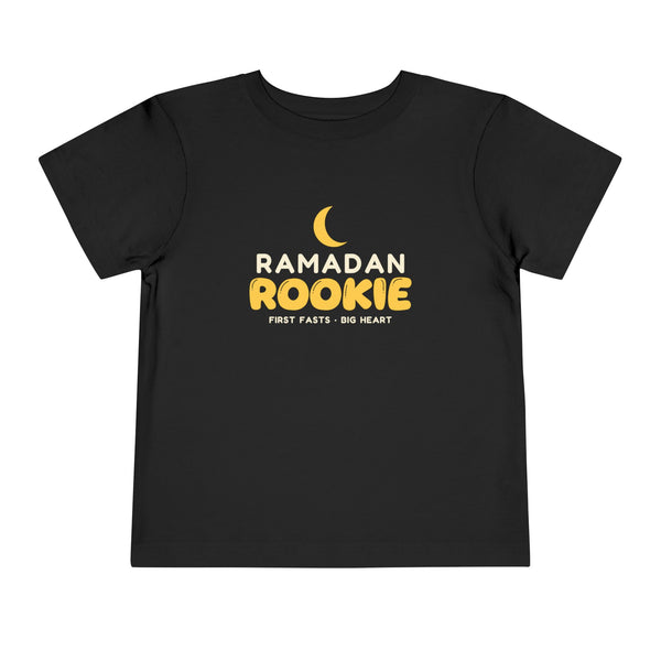 Ramadan Rookie Toddler Tee | Kids First Fasting Crescent Beginner Fast | AdabStars Islamic Kids Apparel