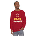 Fast Learner Ramadan Long Sleeve Shirt | Ramadan Kids First Fasting Pun Stopwatch | AdabStars Islamic Kids Apparel