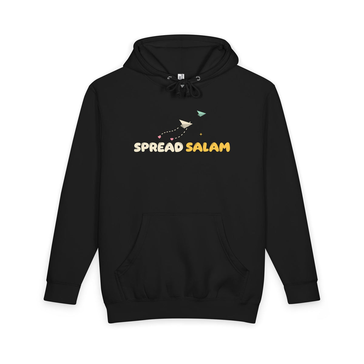 Spread Salam Islamic Heavyweight Premium Heavyweight Hoodie in Black – AdabStars
