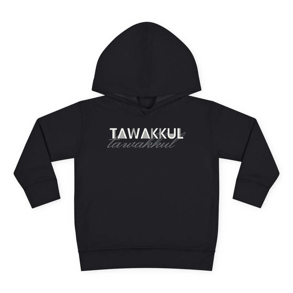 Tawakkul Islamic Toddler Hoodie in Black – AdabStars