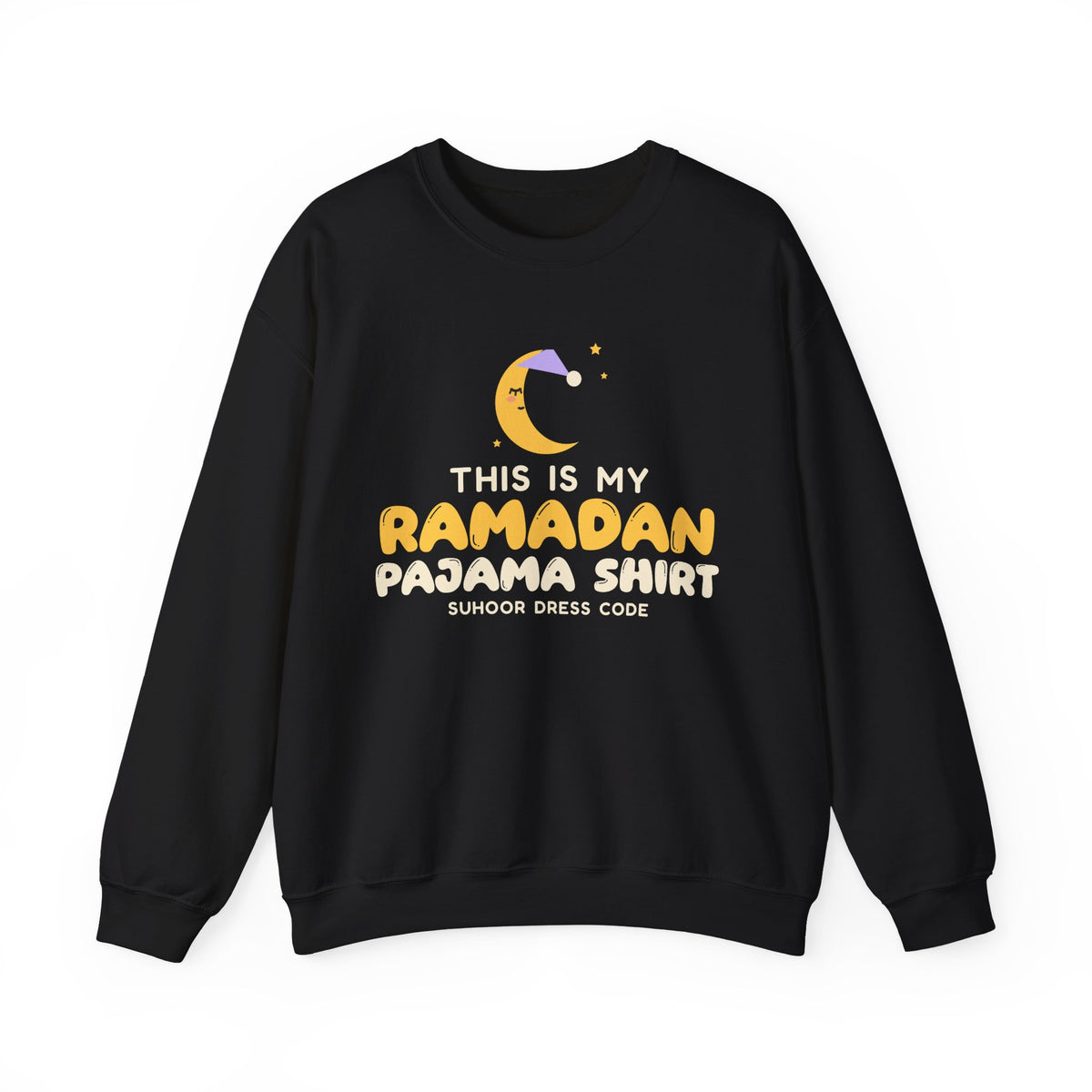 This Is My Ramadan Pajama Sweatshirt in Black – AdabStars